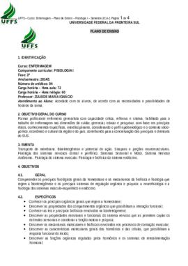 Fisiologia I