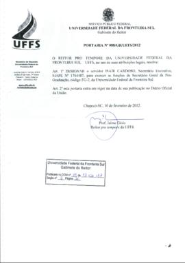 Portaria 088-GR-2012
