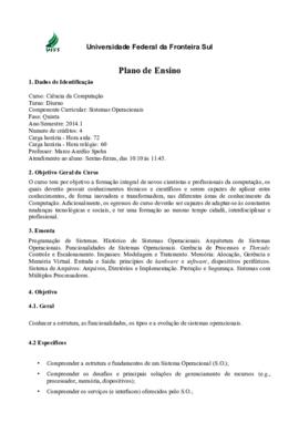 Sistemas Operacionais