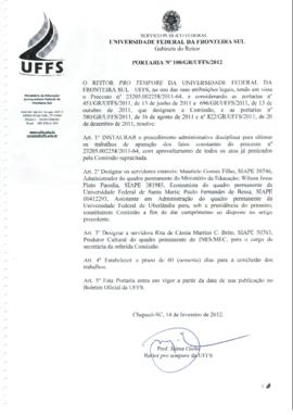 Portaria 100-GR-2012