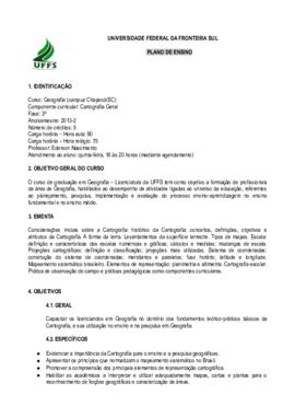 Cartografia Geral