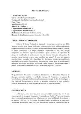 Literatura Brasileira I