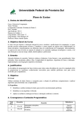 Estrutura de Dados I