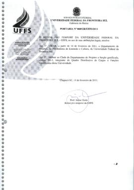 Portaria 060-GR-2011