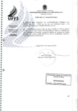 Portaria 134-GR-2011