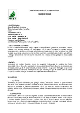 Hidráulica I