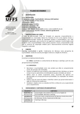 Espiritualidade e Liderança