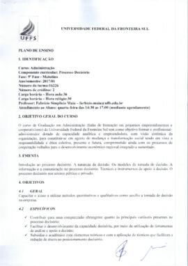 Processo Decisório