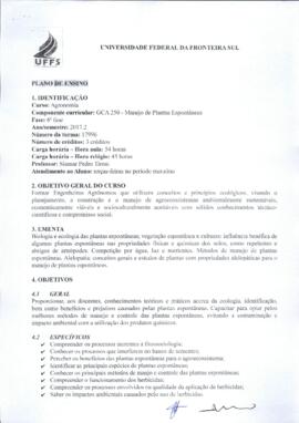 Manejo de Plantas Espontâneas