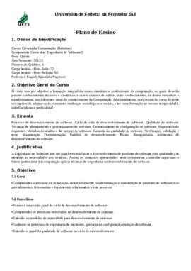 Engenharia de Software I