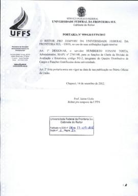 Portaria 959-GR-2012