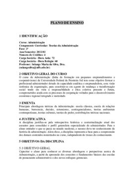 Teorias da Administração