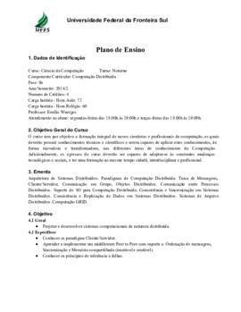 Computação Distribuída