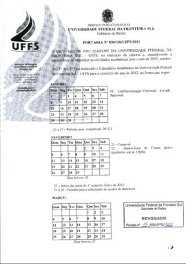 Portaria 830-GR-2011