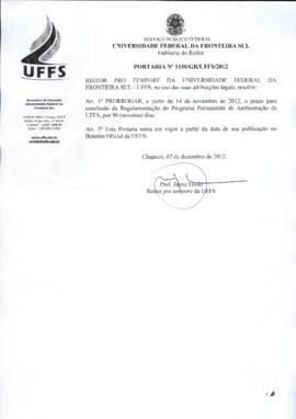 Portaria 1150-GR-2012