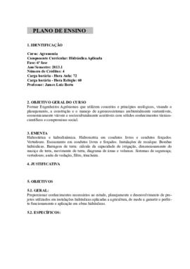 Hidráulica Aplicada