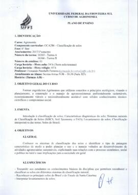 Classificação de Solos