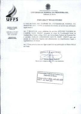 Portaria 789-GR-2012