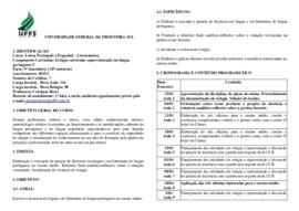 Estágio Curricular Supervisionado em Língua Portuguesa V