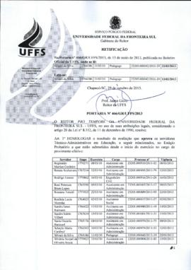 Portaria 466-GR-2013 Retificação