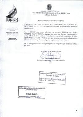 Portaria 813-GR-2012