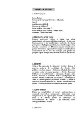 Direitos e Cidadania