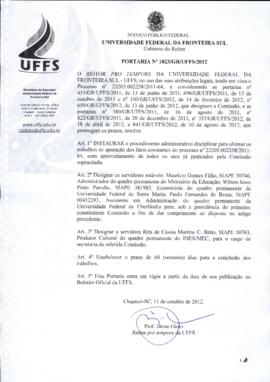 Portaria 1023-GR-2012