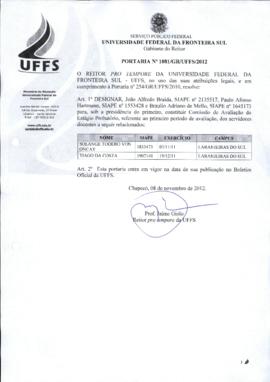 Portaria 1081-GR-2012