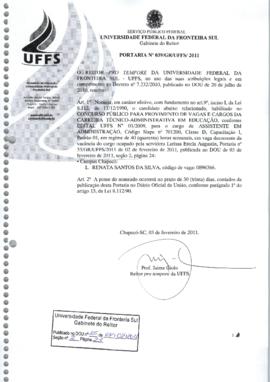 Portaria 039-GR-2011