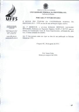 Portaria 917-GR-2012