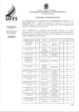 Portaria 029-GR-2012