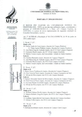 Portaria 295-GR-2012