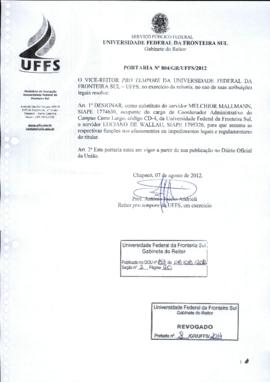 Portaria 804-GR-2012