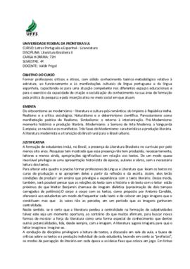 Literatura Brasileira II