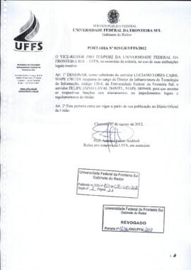 Portaria 815-GR-2012