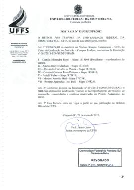 Portaria 531-GR-2012