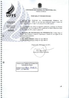 Portaria 593-GR-2011