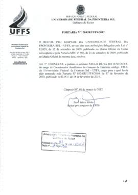 Portaria 120-GR-2012