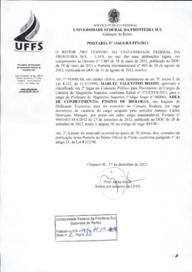 Portaria 1166-GR-2012