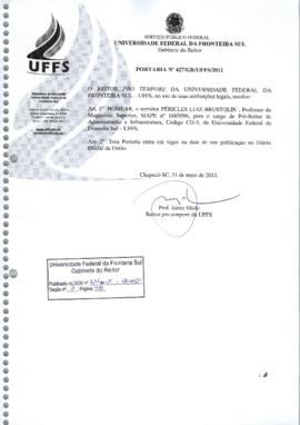 Portaria 427-GR-2011