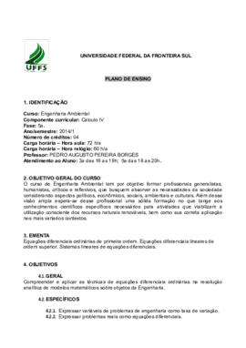 Cálculo IV