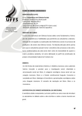 Sociologia II