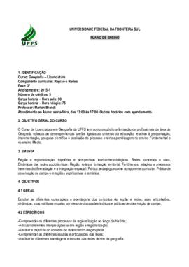 Região e Redes