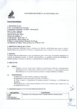 Ontologia II