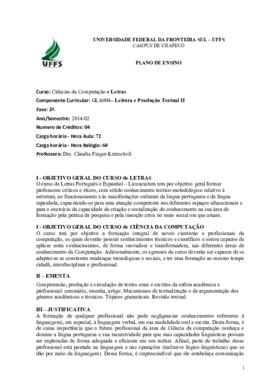Leitura e Produção Textual II