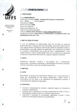 Planejamento Financeiro e Orçamentário