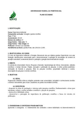 Iniciação à Prática Científica