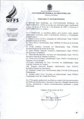 Portaria 1013-GR-2012