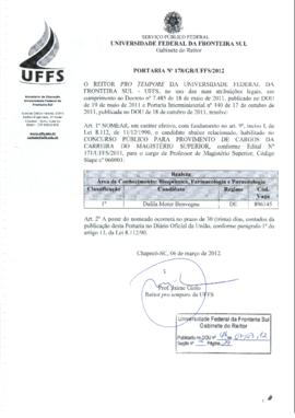 Portaria 178-GR-2012