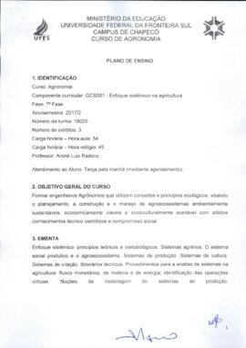 Enfoque Sistêmico na Agricultura